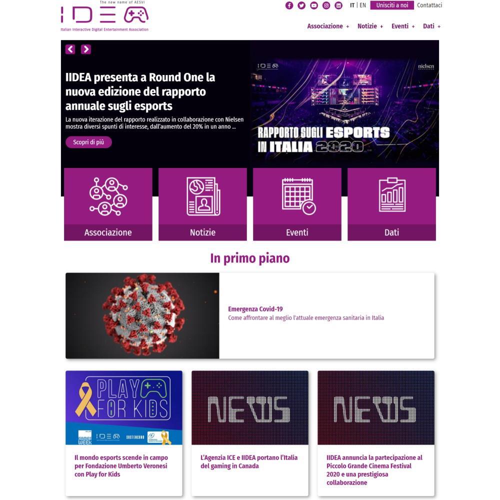 Interactive Digital Entertainment Association – New identity e digital strategy