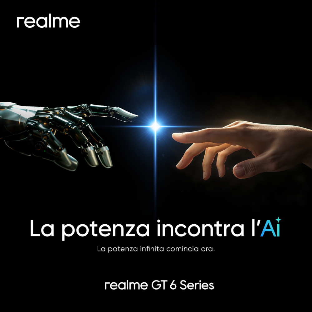 Powered by AI: realme annuncia il nuovo flagship GT 6 e sceglie Milano per l’evento di lancio internazionale